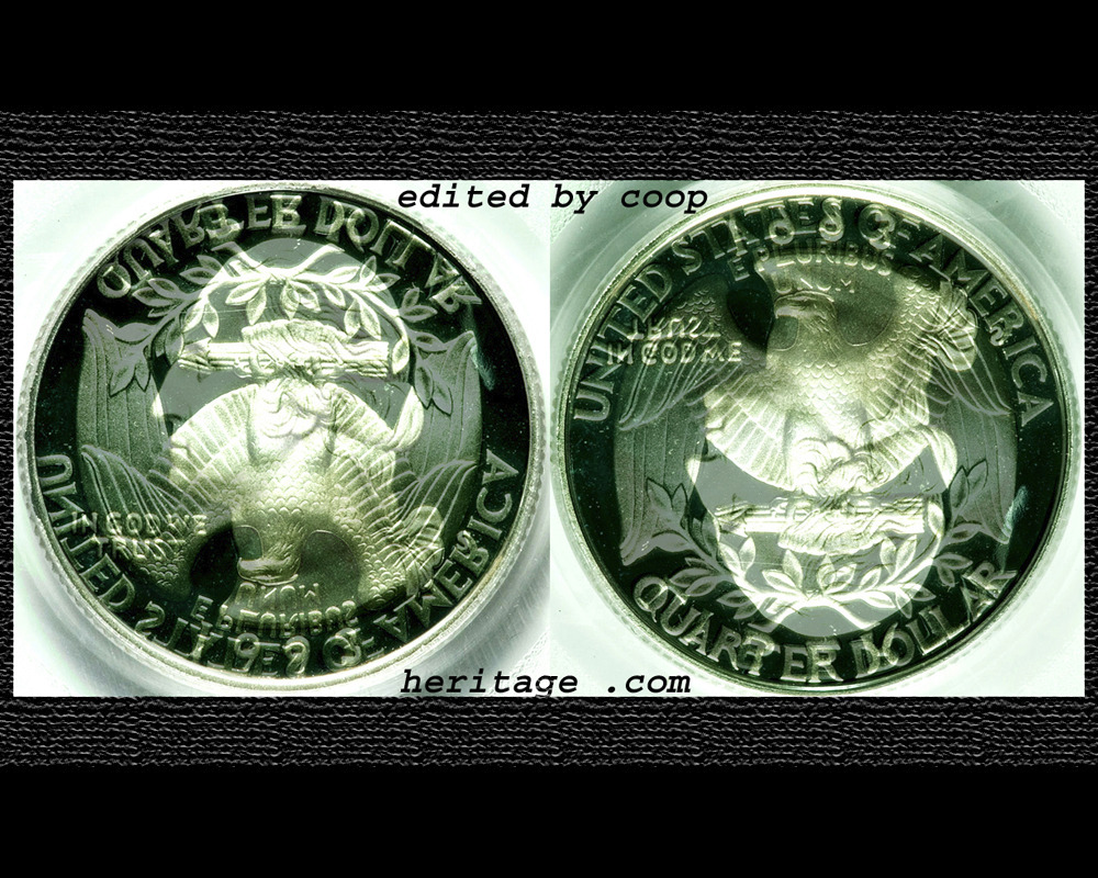 Counterfeit-Detection:-1954-D-Quarter-Double-Struck-Mint-Error