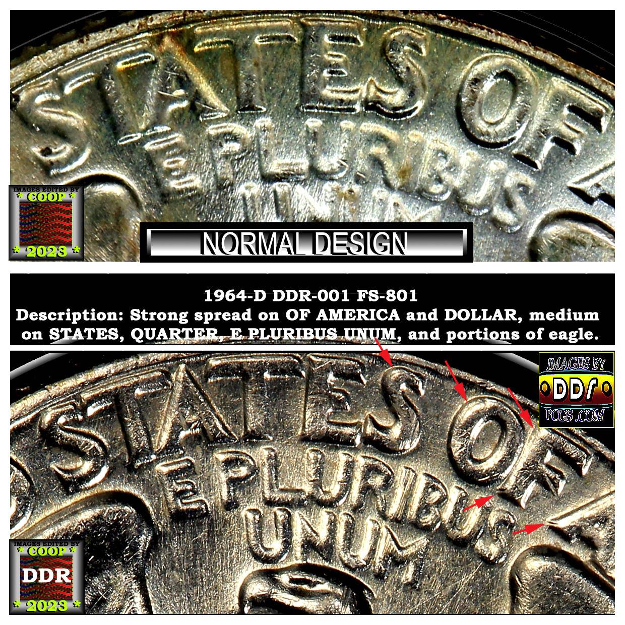 1964-D-Washington-Quarter-DDR-FS-801