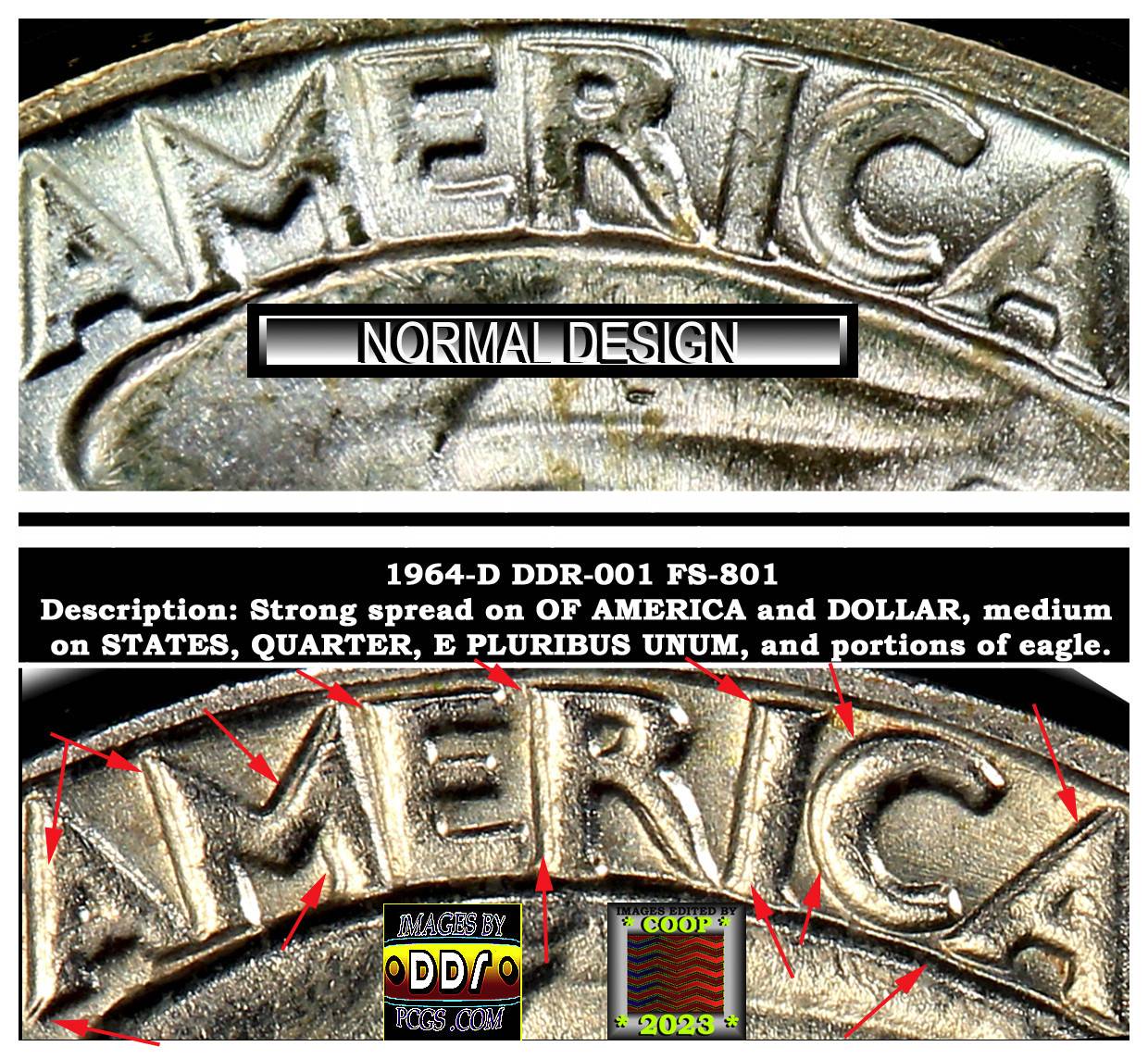 1964-D-Washington-Quarter-DDR-FS-801