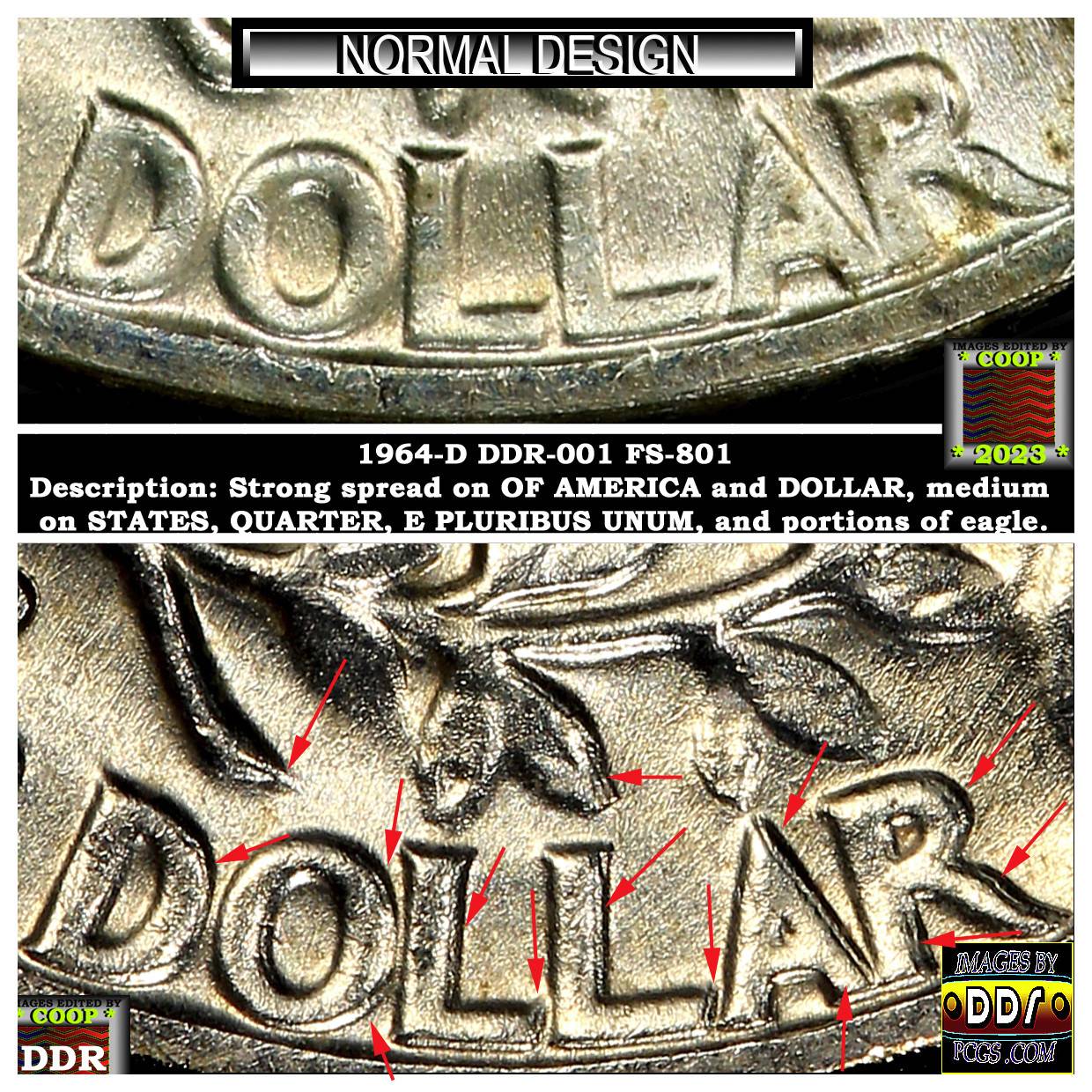 1964-D-Washington-Quarter-DDR-FS-801