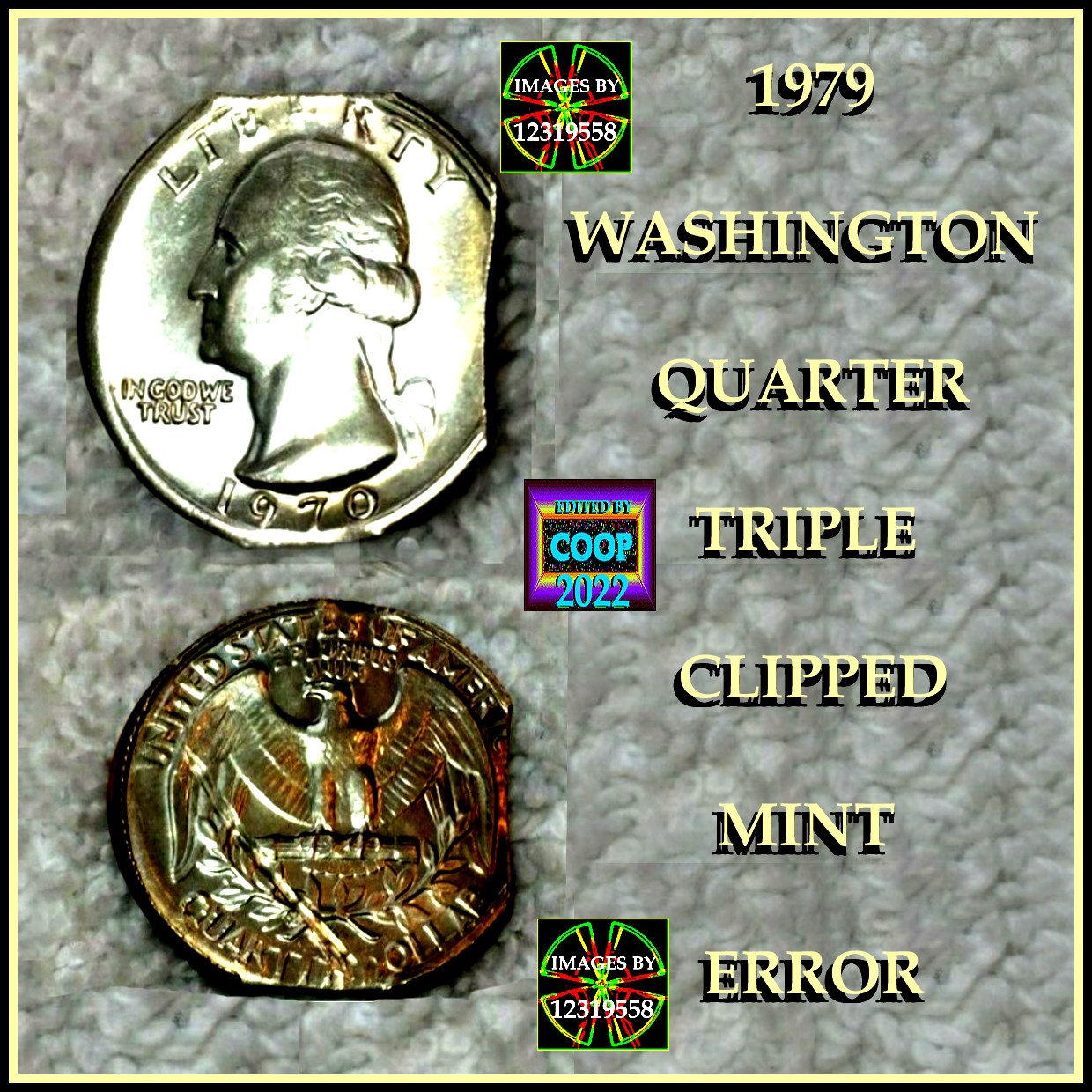 1979-Triple-Clipped-Planchet-Error-Quarter