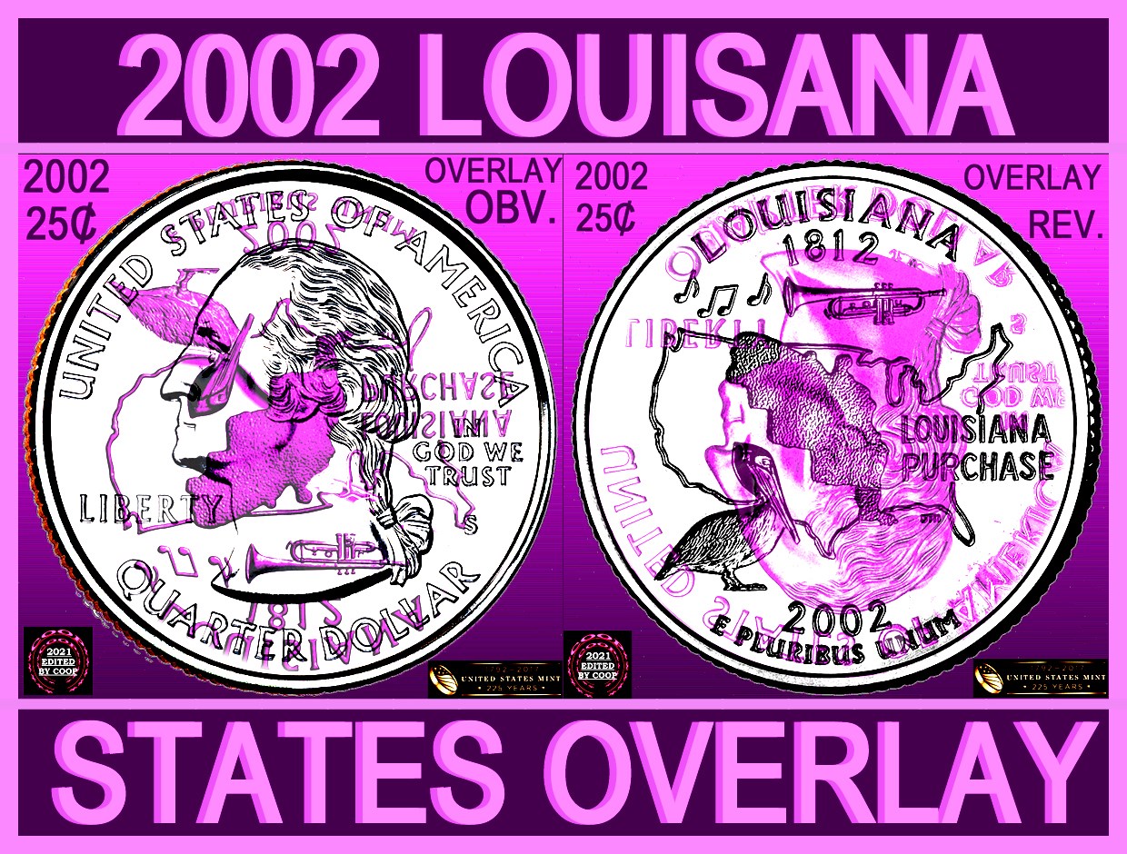 2002-P-Louisiana-Statehood-Quarter-Washington's-Inner-Ear-Is-Flat