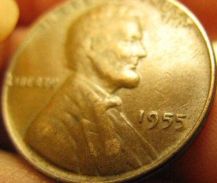 1955-Lincoln-Wheat-Cent-Poorman's-DD