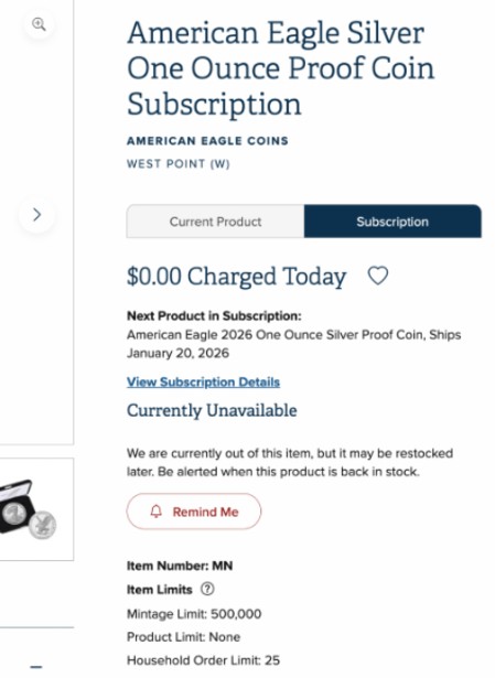 US-Mint-Product-Release-Schedule