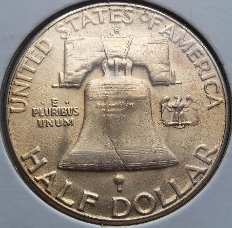 1951-S-Franklin-Half-For-Grading