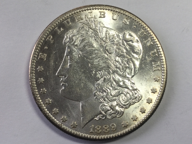 1889-S-Morgan-Silver-Dollar---Looks-MS-60-To-My-Amatuer-Eyes.?