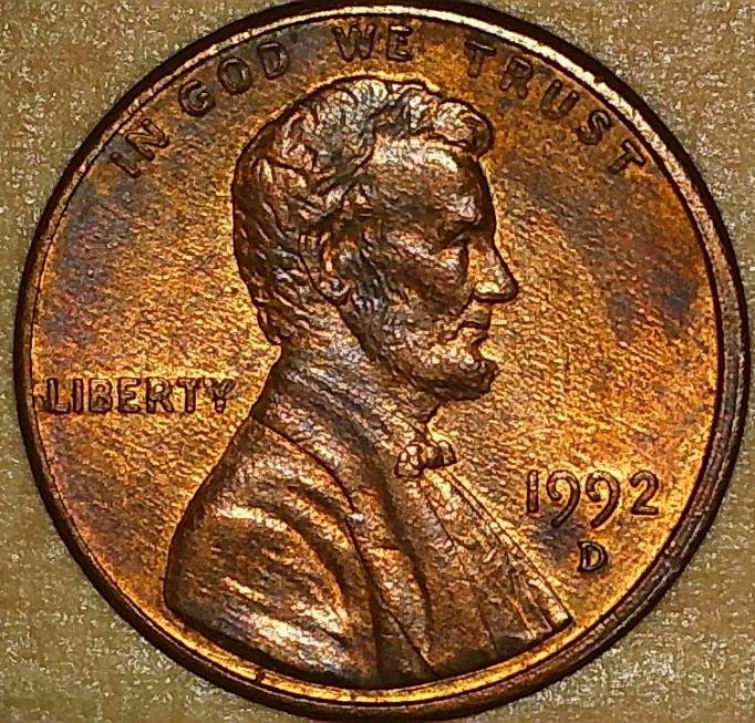1992-D-Lincoln-Memorial-Penny