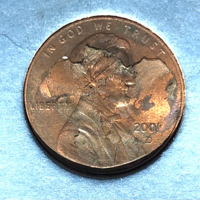 Lincoln-Cent-With-Glue-On-It-—-Most-Unremarkable-Coin-I-Have