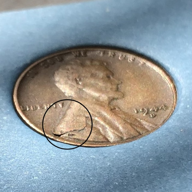 Lincoln-Cent-1944-D-Lamination-Flap