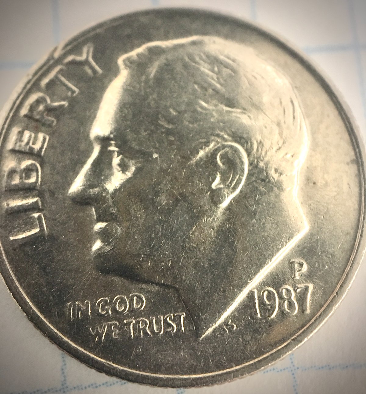 PMD-Or-Something-Else-On-Reverse-Side-Of-1987-P-Dime