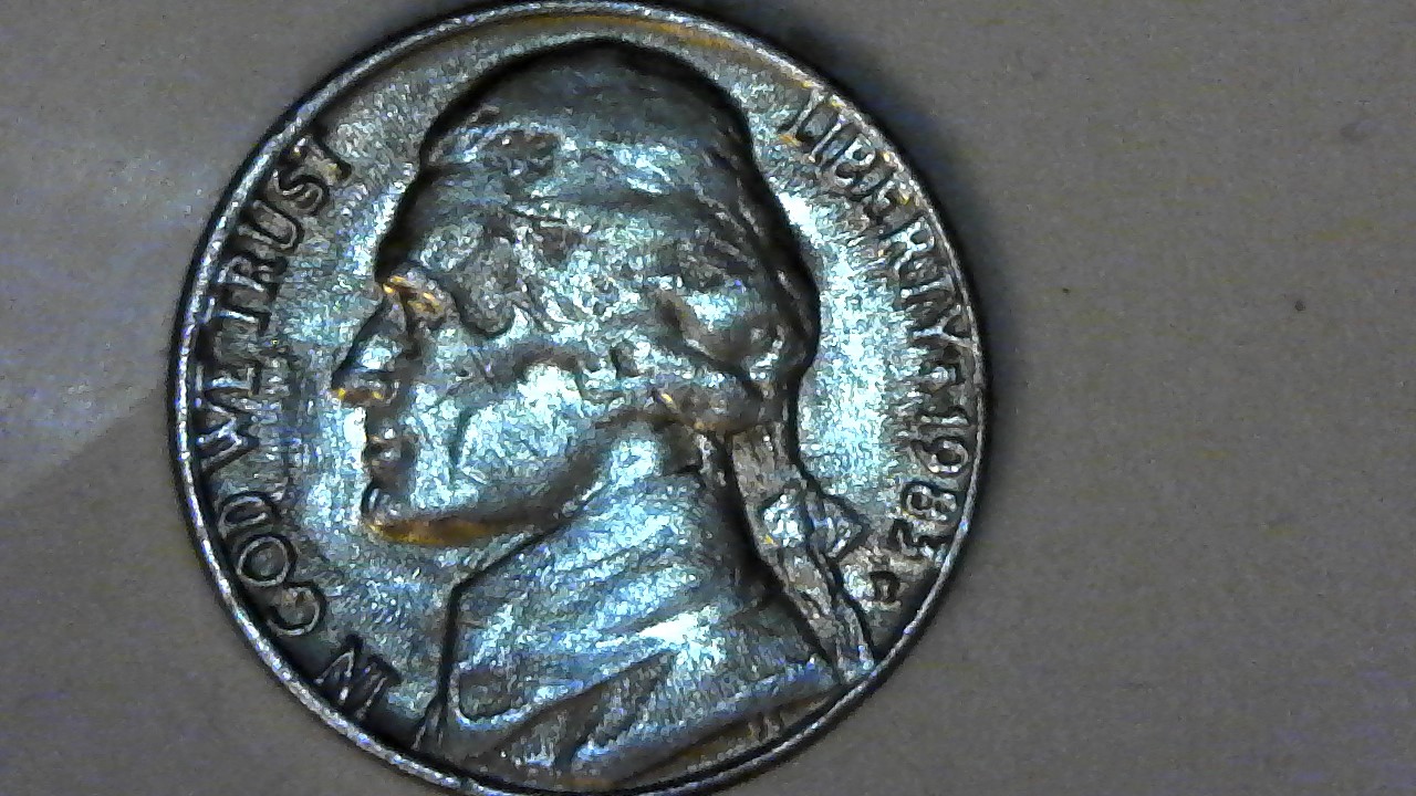 1983-P-Jefferson-Nickel-With-Issues-To-The-Face