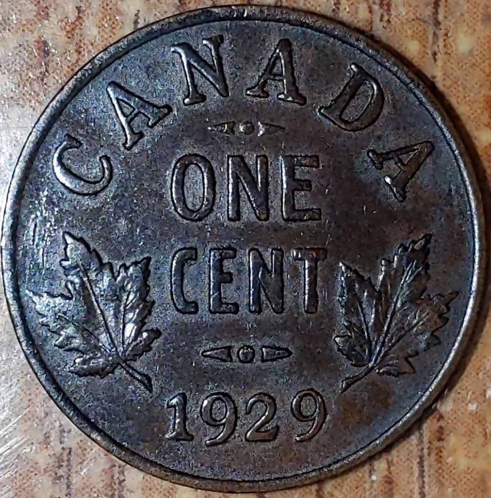 1929-Canadian-One-Cent-High/Low-Nine?