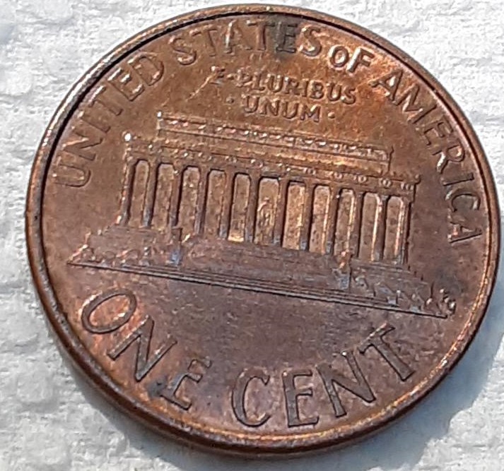 1993-Penny-With-Different-Surfaces-On-Obverse