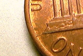 1986-Penny-With-Die-Crack-On-Reverse