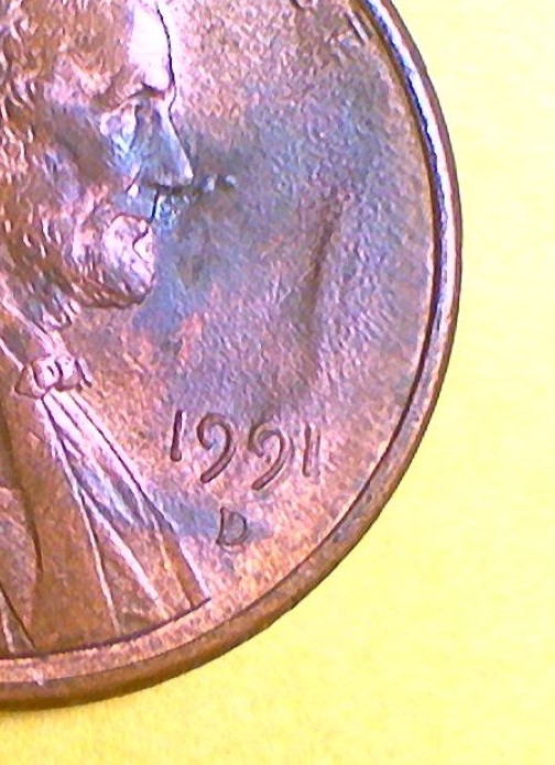 1991-Penny-With-Some-Type-Of-Doubling