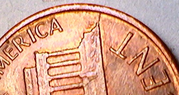 1986-Penny-With-Die-Crack-On-Reverse