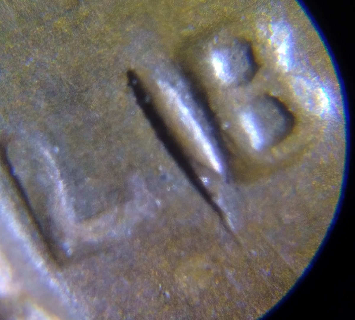 1973-D-Lincoln-Memorial-Cent.-Pushed-Over-I-Of-Liberty.-No-Hit-Marks-Around-It