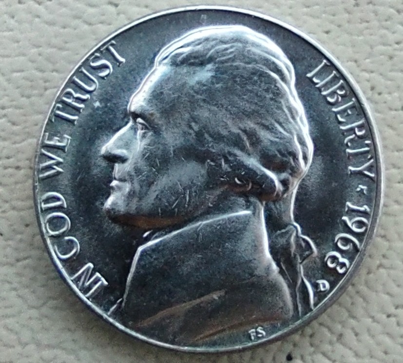 1968-D-Jefferson-Nickel-For-Grading
