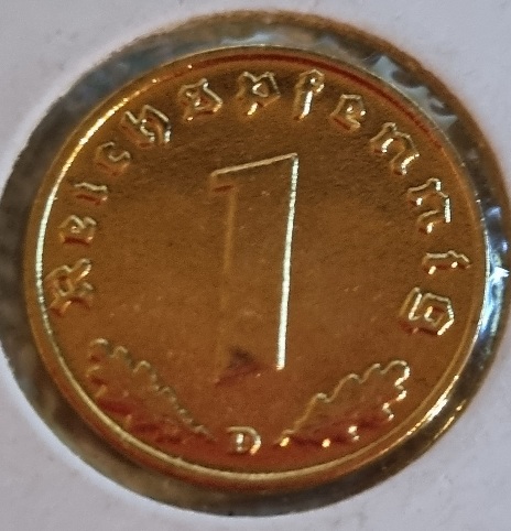 Gold-Plated-?-Nazi-1-Pfennig-Coin-1939
