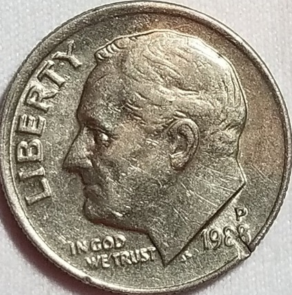 1988-P-Roosevelt-Dime-With-Rim-Gauges