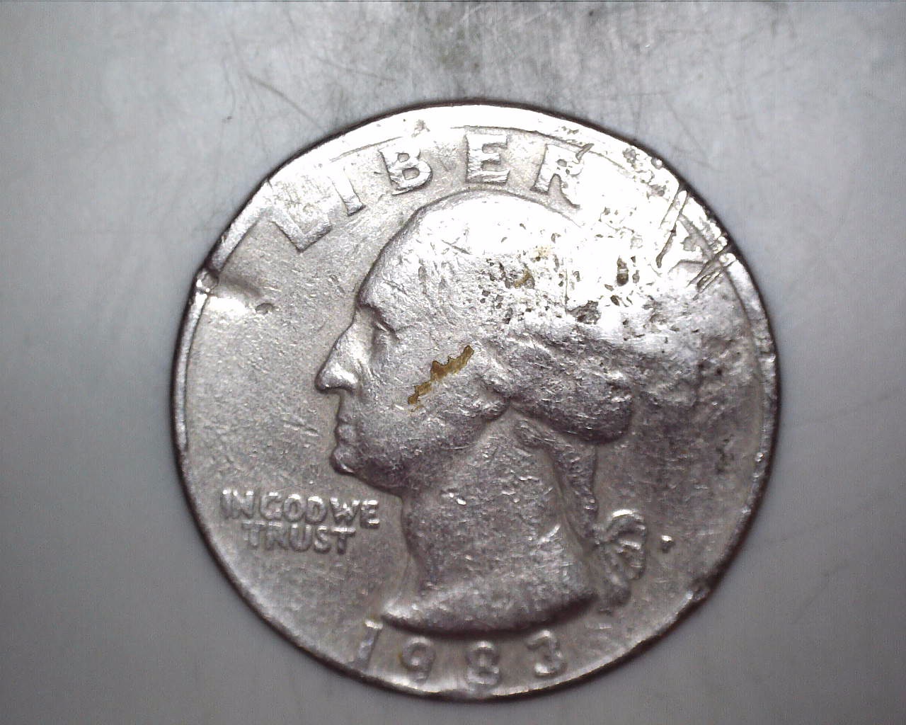 Found-This-1983-P-Washington-Quarter-?