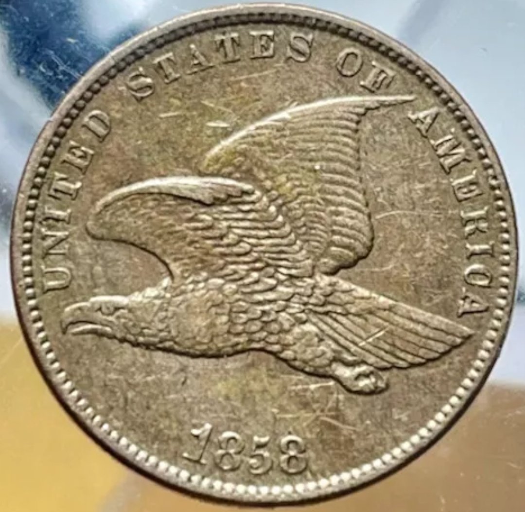1858-Flying-Eagle-Grade-With-Scratch