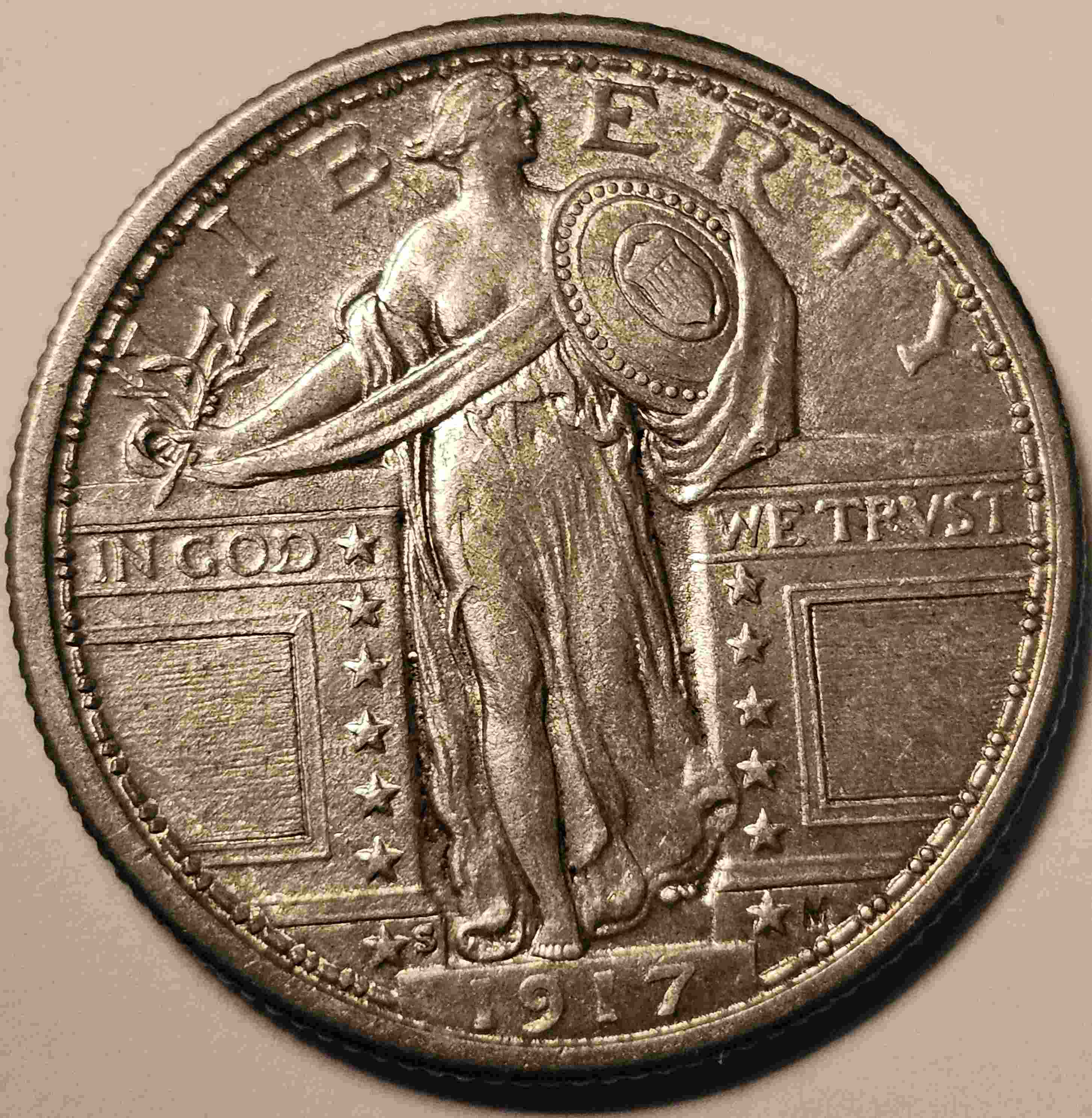Another-1917-S-Standing-Liberty-Quarter-For-Grading-And-Cleaning-Opinion