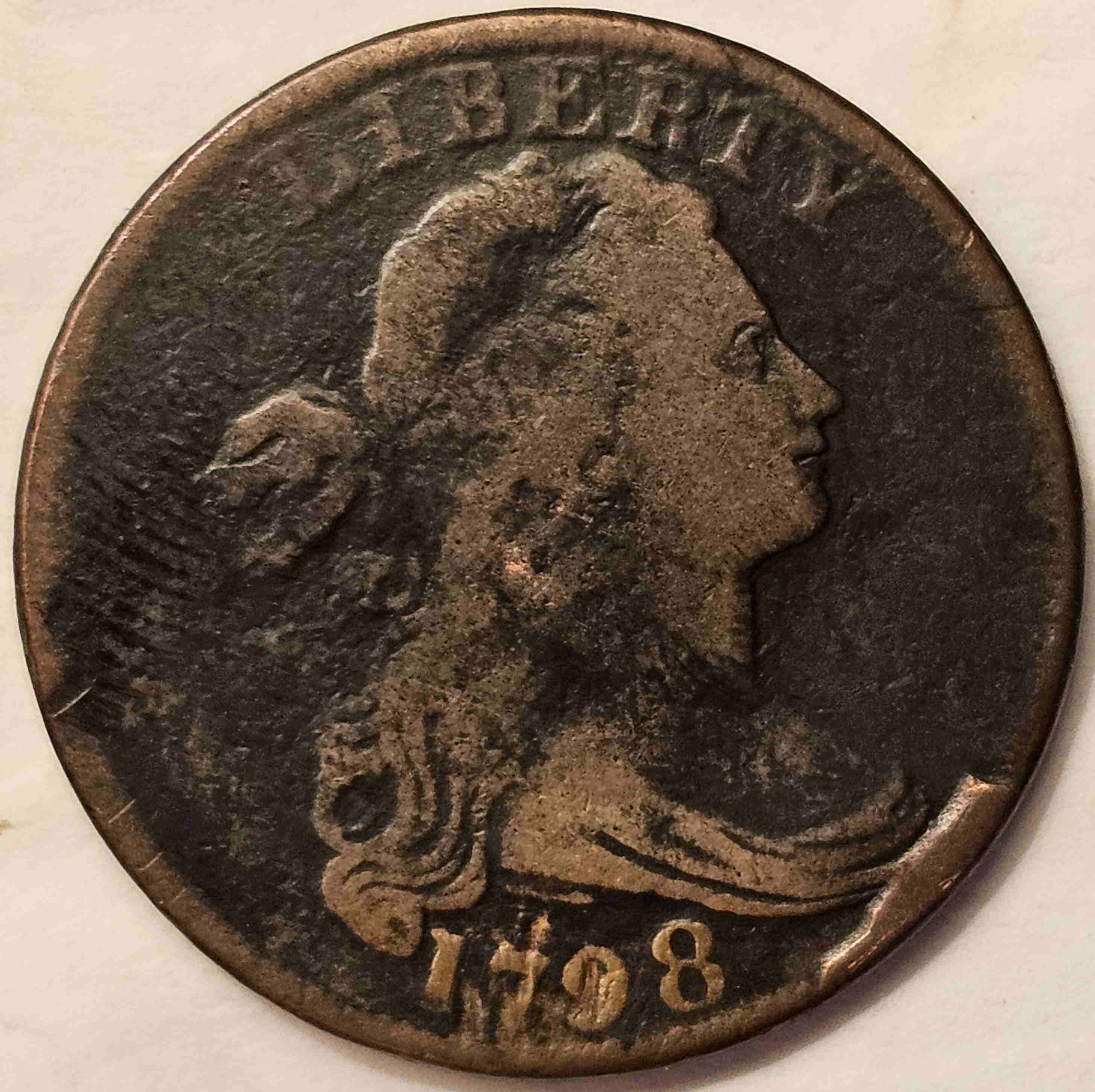 1798-Large-Cent-For-Grading