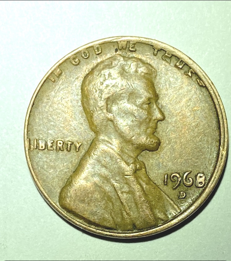 1968-Error-1cent-US-Coin