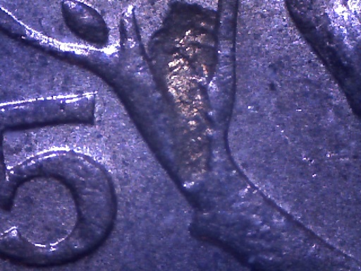 1965-Canadian-Cent-Planchet-Flaw