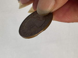 1962-Aust-Half-Penny-Clipped-Planchet?