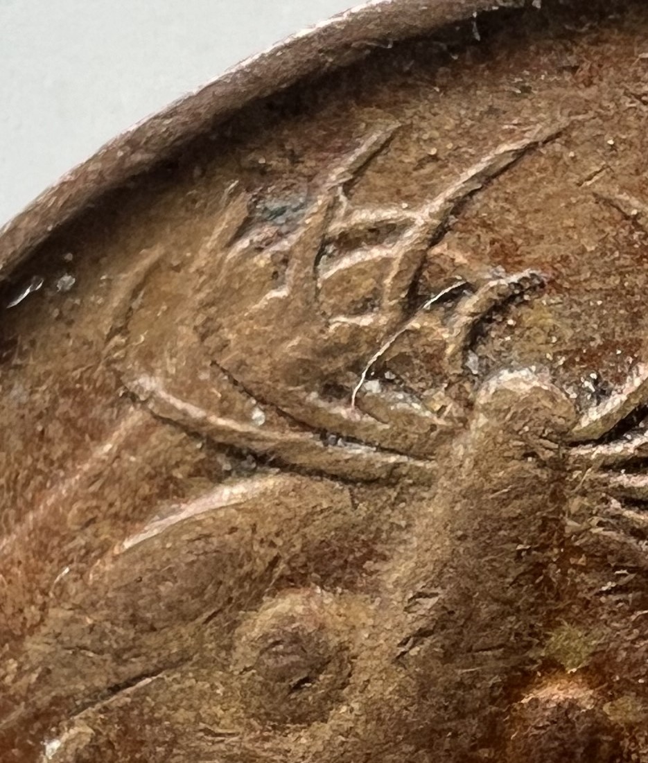 1966-Aust-1-Cent-Blunt-Second-Whisker---Number-2-Coin