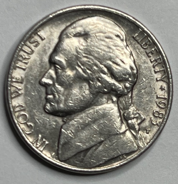1983-P-Jefferson-Nickel-Mule-Die-Clash-Error?