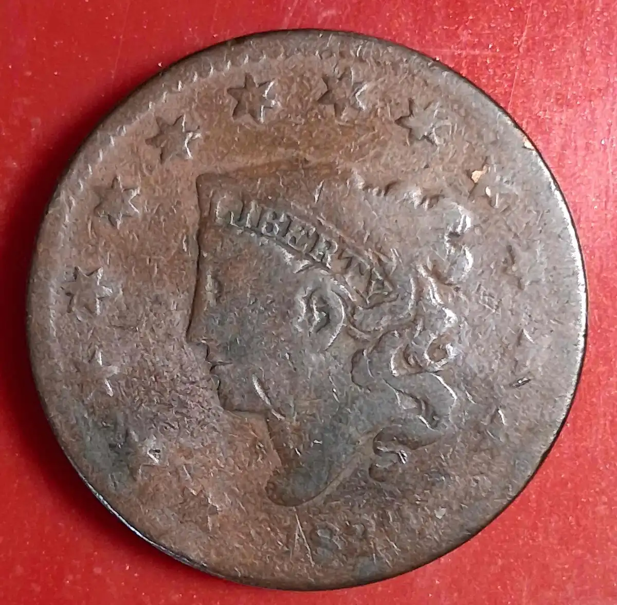 1830-Matron-Head-Large-Cent.-Large-Or-Small/Medium-Letters.