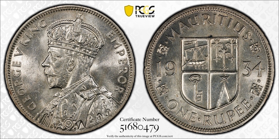 Mauritius---Coins-From-Tropical-Islands-In-The-Indian-Ocean