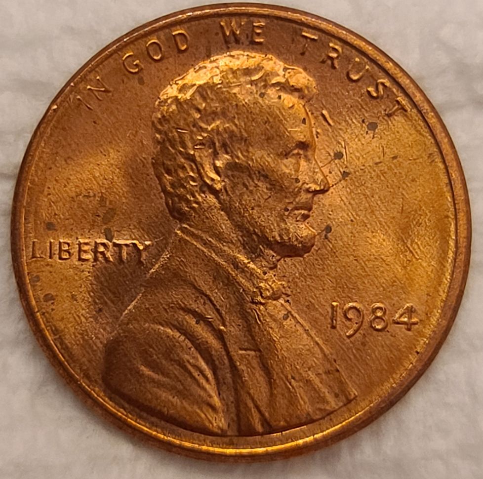 1984-Lincoln-Penny,-Die-Crack-On-Reverse,-And-Question-Regarding-Date
