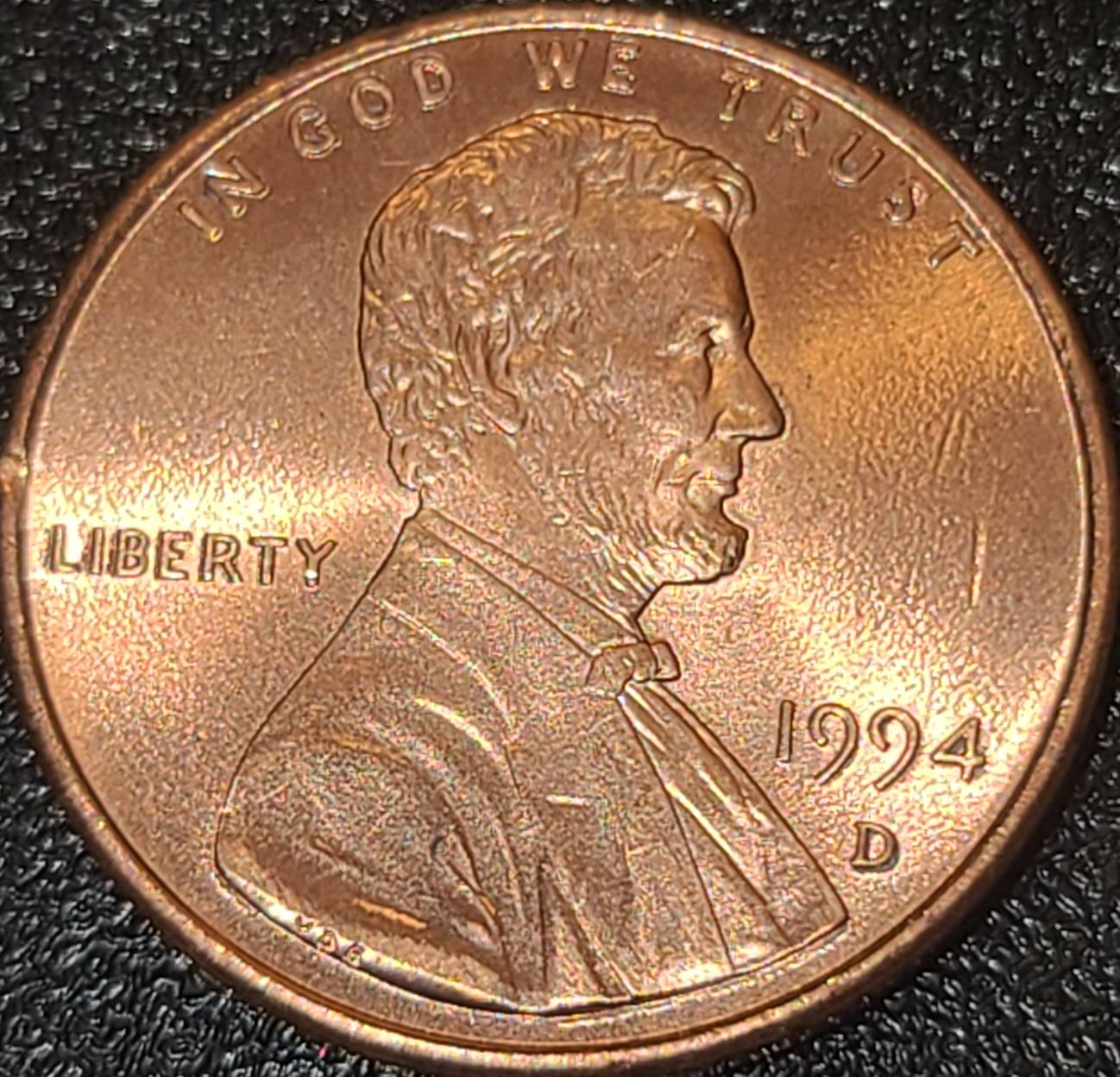 1994-D-Lincoln-Cent,-Attn.-To-Obverse
