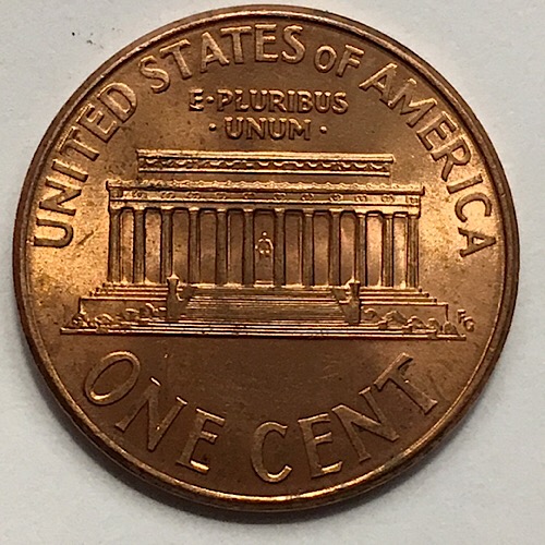 Beautiful-2001-D-Lincoln-Memorial-Penny!