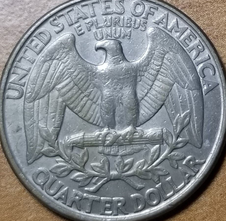 Stumped-On-Odd-Colored-Washington-Quarter-1994-D
