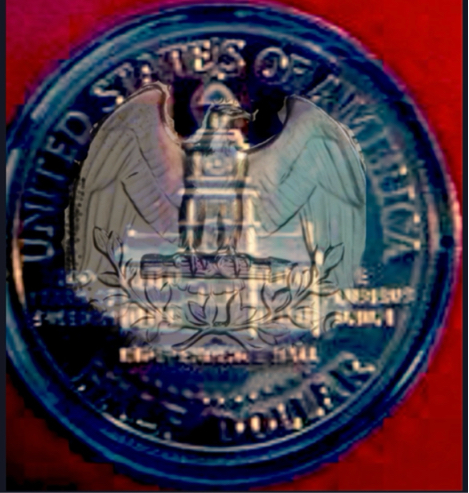 Quarter-In-1975-Proof-Set-Reverse-Side-Not-Silver-Coated