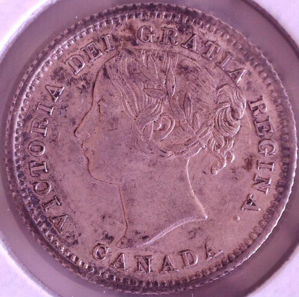 1858-Canada-10-Cents-5/5-Variety-Confirmation