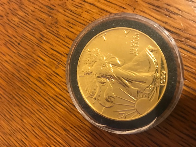1990-American-Eagle---Gold-In-Color-But-Cant-Be-Gold