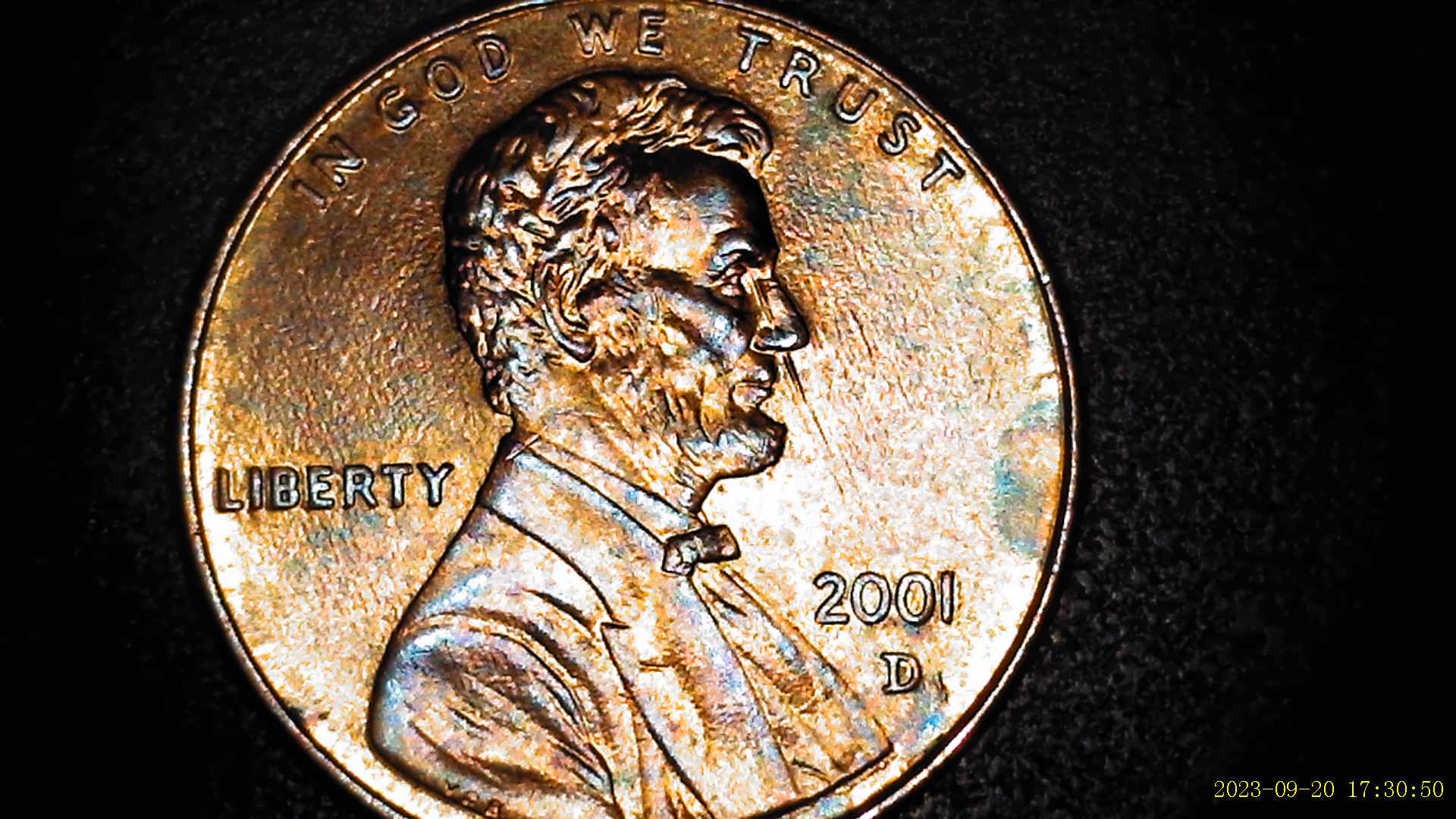 2001-D-Penny-With-Spike-Through-Nose