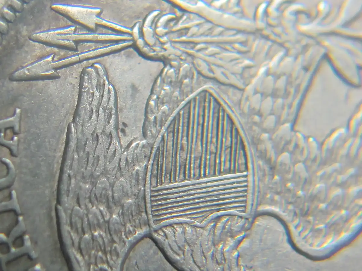 1858-Seated-Liberty-Quarter-REV-Die-Clash
