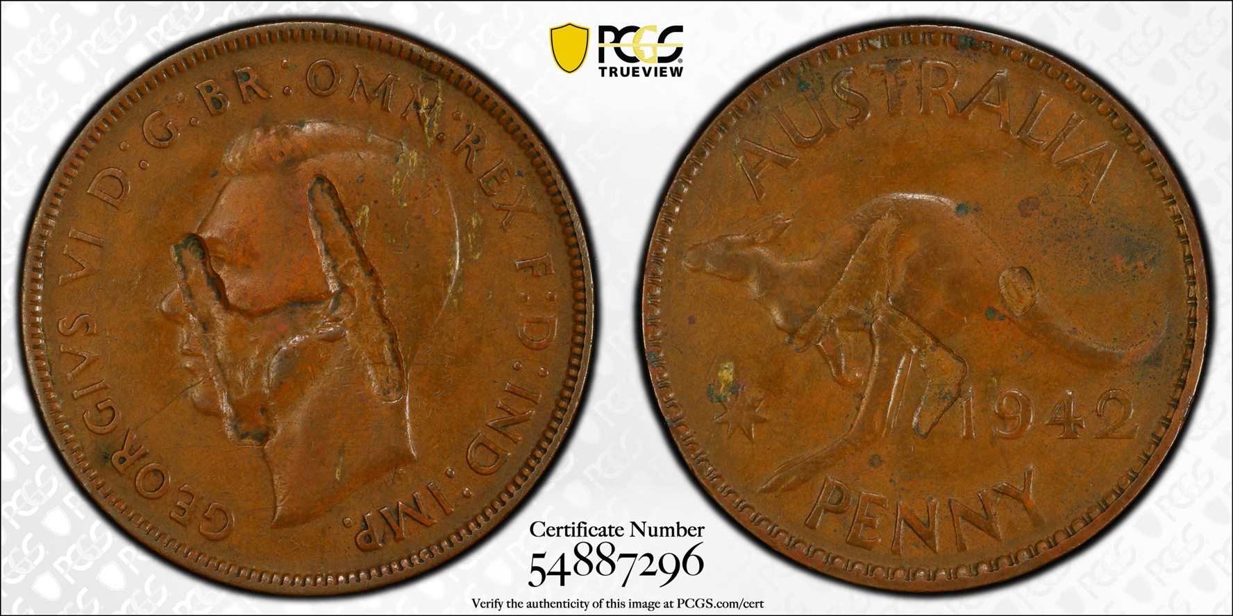 1942-Aussie-Penny---Mint-Sport-?