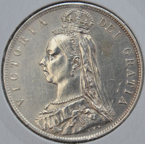 Need-Info-On-Three-Of-UK-Coins---1892,-1818-Half-Crown-And-1889-Crown