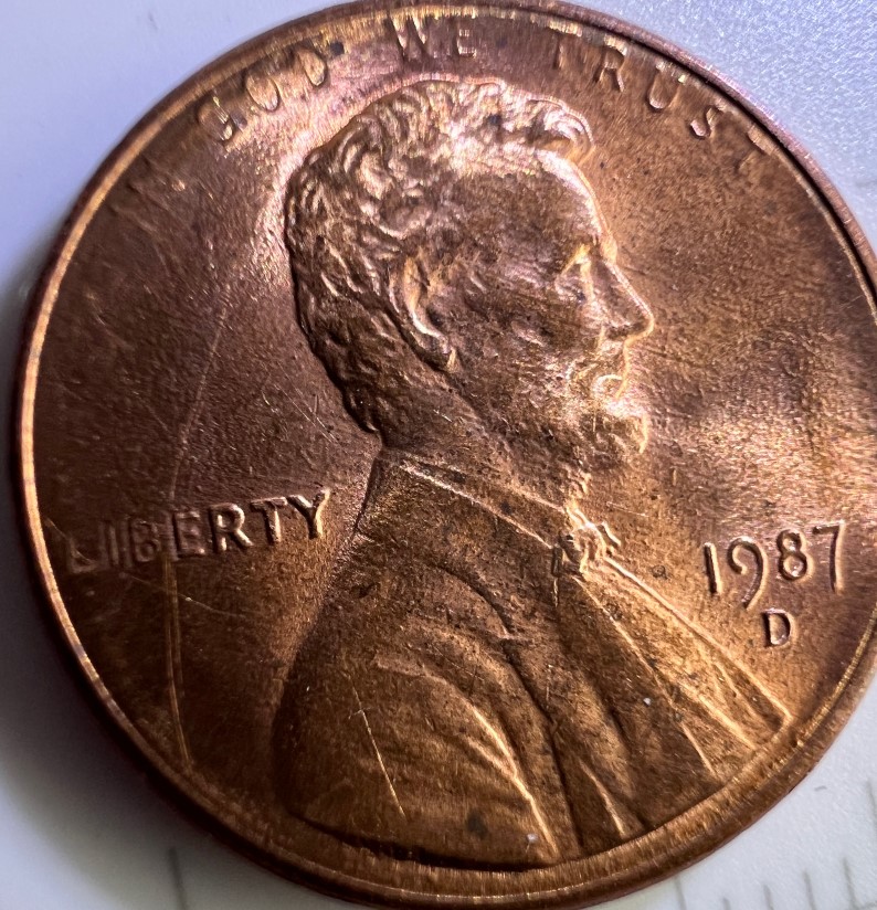 Die-Crack-Or-Damage?--1987-D-Penny