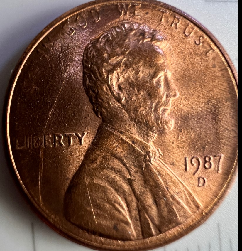 Die-Crack-Or-Damage?--1987-D-Penny