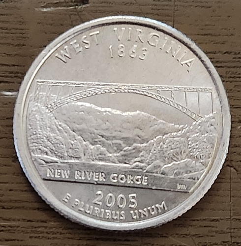 2005--West-Virginia-State-Quarter-With-Die-Cracks