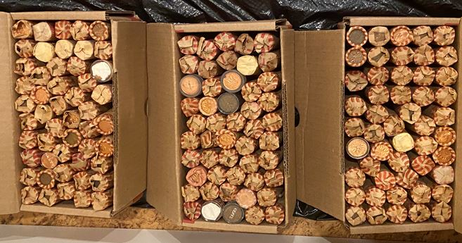 Early-Christmas-Present,-Penny-Collection-Haul